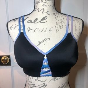 Small ULTIMATE push-up PINK racer back sports bra